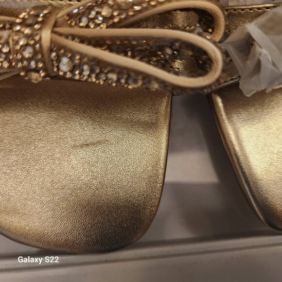 Badgley Mischka Gold Women's Heels - Picture 14 of 14